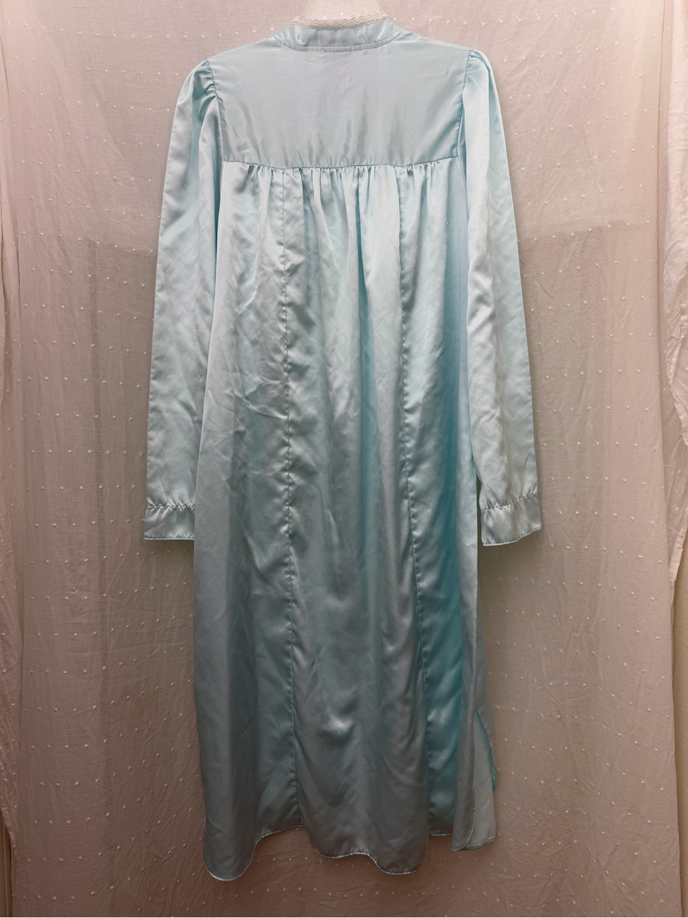 Delicates Light Blue Women’s Nightgown Size Small - Picture 4 of 16